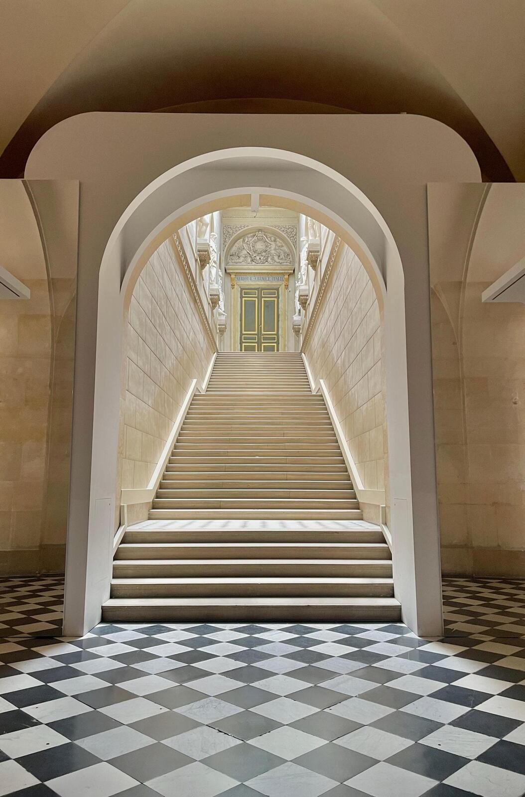Architectural stone stair hall from Alisanne Wonderland